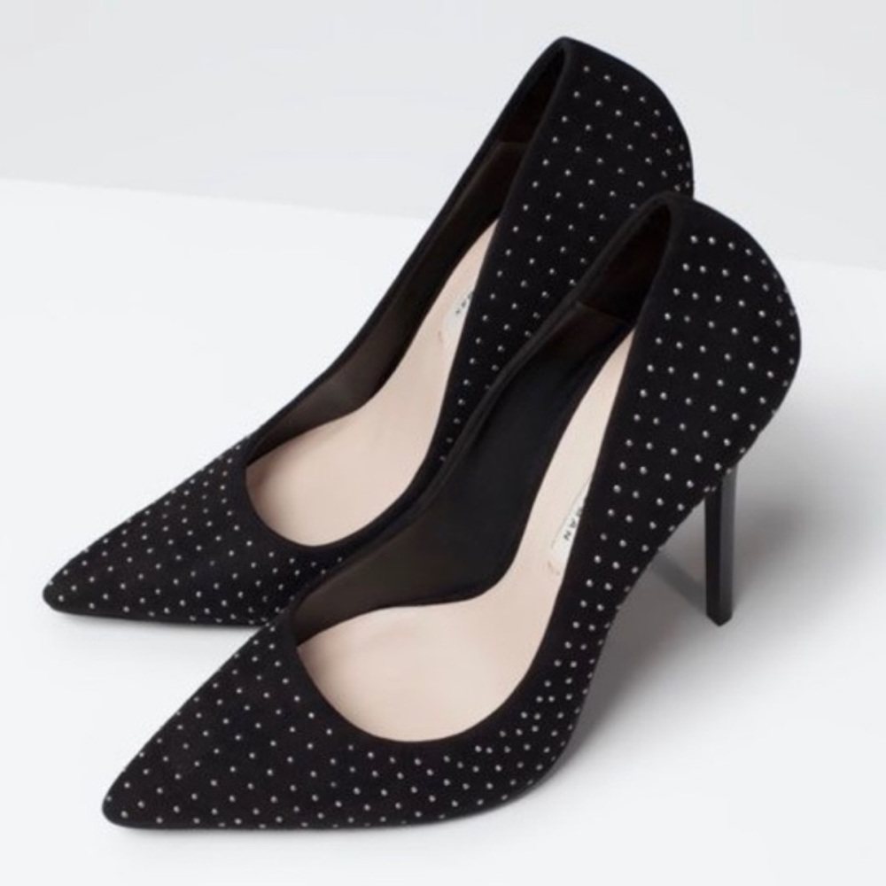 Make an offer Zara Black Studded Heels